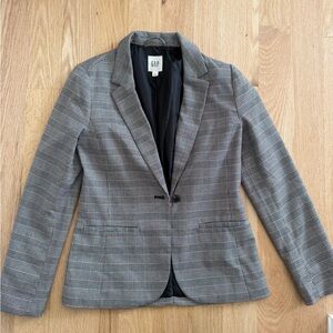 GAP Plaid Blazer